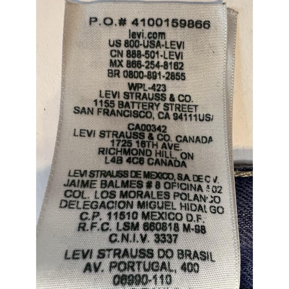 Levis 501 Mens Size 38x30 Blue Mid Wash Button Fly - Picture 5 of 14